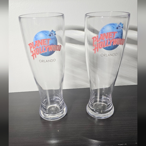 Planet Hollywood Orlando 9" Collectible Beer Pilsner Glass Souvenir - Picture 1 of 5